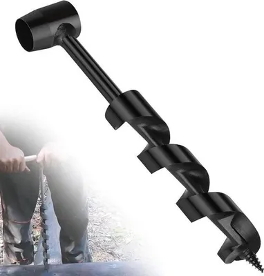 Zdjęcie produktu dla Wielofunkcyjne wiertło do drewna z uchytem, średnica 30 x 230 mm, do obróbki drewna, aktywności na świeżym powietrzu, biwakowania i bushcraftu