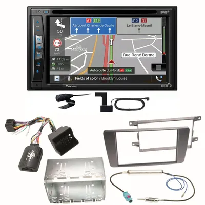 Produktbild von Pioneer AVIC-Z730DAB Navigation DAB+ USB Einbauset für Skoda Octavia 2 Yeti 5L