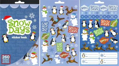 Obrázek produktu pro Papírové samolepky Snow Days 260 samolepky Titanum