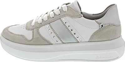 Produktbild von Rieker Evolution Damen-Sneaker Beige-Weiß, Farbe:grau, EU Größe:42