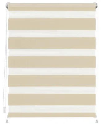 Produktbild von Lichtblick Duo Rollo Klemmfix, ohne Bohren, verspannt Creme 60 cm x 150 cm (B x L)