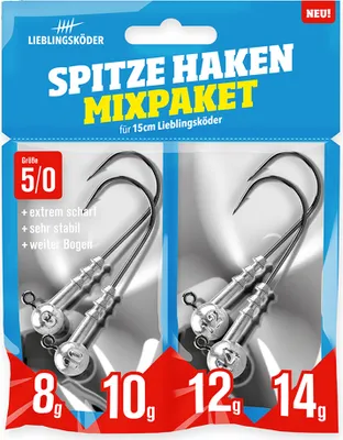 Produktbild von Lieblingsköder Spitze Haken 5/0 - Mix