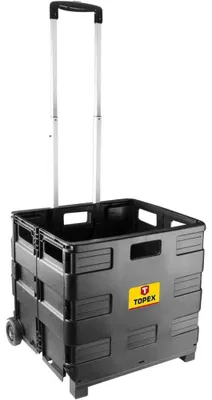 Immagine prodotto di Carrello di trasporto TOPEX, box pieghevole, portata 35 kg