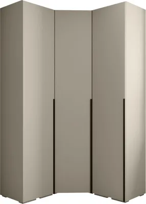 Produktbild von MEBLE KRYSPOL Inova 1 Möbelset Garderobe, 236,7x181,7x47cm - Kaschmir, Schwarz