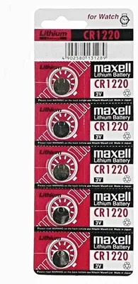 Produktbild von Maxell CR1220, Einwegbatterie, CR1220, Lithium-Manganese Dioxide (LiMnO2), 3 V, 1 Stück(e), 36 mAh