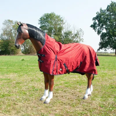 Produktbild von Outdoordecke Nevada 600D mit Fleece Größe (Pferdedecke) - 165 cm Ausführung - Fleece