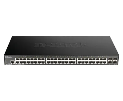 Produktbild von D-Link DGS-1250-52X Gigabit Switch 52-Port Smart Managed 4x 10G