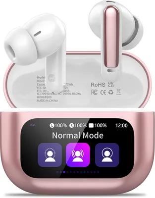 Produktbild von In Ear Kopfhörer Kabellos Bluetooth 5.4 mit ANC+ENC Noise Cancelling Mic, 48Std Spielzeit Tiefer Bass Earbud mit 5 EQ-Modi, IP7 Wasserdicht