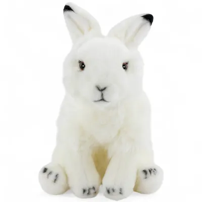 Produktbild von Carl Dick Hase sitzend weiß, Schneehase, ca. 30cm 3556 Kuscheltier, Plüschtier, Stofftier