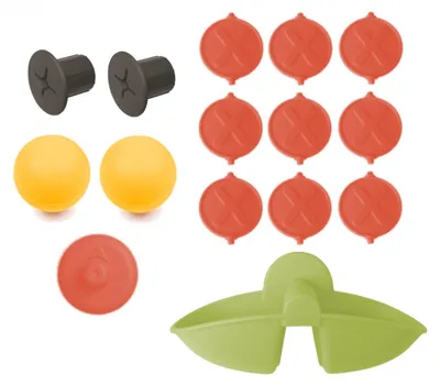 Produktbild von Smoby Befestigungs- und Zubehörset N1 840301 | Original Ersatzteil für Activity Wall, Spielhäuser und weitere Smoby Modelle
