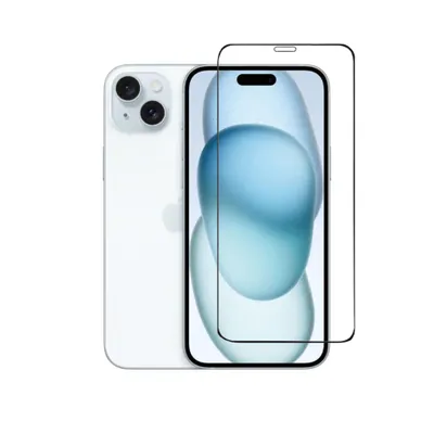 Obrázek produktu pro Ochranná fólie Panzerfolie pro iPhone 15 Plus – ochranné sklo na celý displej z tvrzeného skla