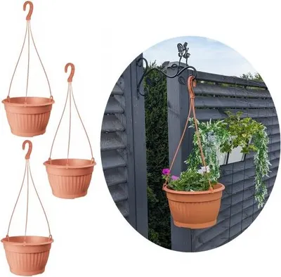 Zdjęcie produktu dla Doniczka wisząca Terra o średnicy 23 cm