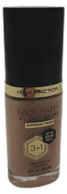 Produktbild von Max Factor Facefinity All Day Flawless 3 in 1 Foundation, Pumpenflasche, Creme, Mattierend, Beige, LIGHT BEIGE, Matte