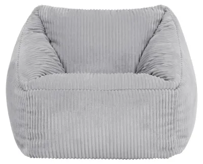 Produktbild von Icon Natalia Cord Sitzsack Kinder Sessel mit Füllung, Grau