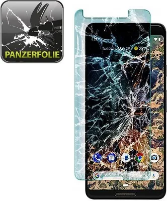 Produktbild von 2x Panzerfolie für Google Pixel 3 ANTI-SCHOCK Displayschutzfolie HD KLAR