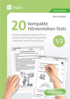 Immagine prodotto di 20 kompakte Hörverstehen-Tests für Klasse 1/2