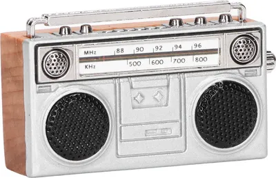 Obrázok produktu pre Rádio domček pre bábiky v mierke 1:12 deti simulované miniatúrne retro modely hračiek doplnky dekorácie