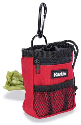 Produktbild von Karlie Kotbeutel und Snackbeutel - Hund - Nylon - Rot - 8x4x10 cm