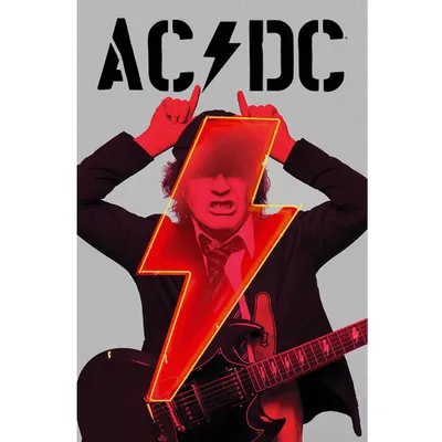 Produktbild von AC/DC - PWR-UP Angus Textil poster