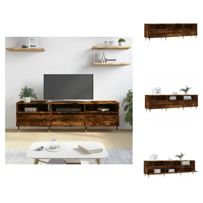 Produktbild von vidaXL TV-Schrank Räuchereiche 150x30x44,5 cm Holzwerkstoff -  TV-Möbel