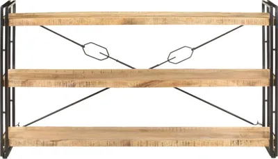 Obrázek produktu pro vidaXL Knihovna 3 přihrádky 140x30x80 cm mango masiv