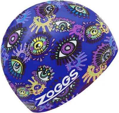 Produktbild von Zoggs Silicone Printed Badekappe Mehrfarbig Mehrfarbig One Size