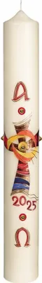 Produktbild von Osterkerze 60 x 8 cm mit 10% Bienenwachs