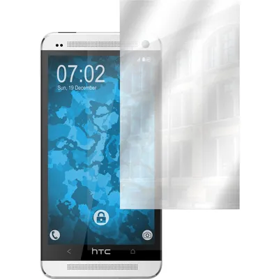 Produktbild von 4er-Pack PhoneNatic Displayschutzfolien verspiegelt  kompatibel mit HTC One