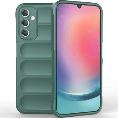 Immagine prodotto di Custodia per Samsung Galaxy A25 5G Custodia protettiva in silicone morbido TPU antiurto verde