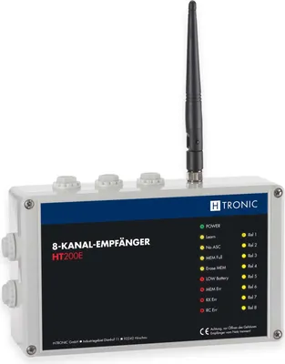 Produktbild von H-Tronic HT200E Funkempfänger 8-Kanal