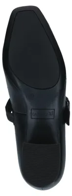 Produktbild von Caprice Damen Mary-Jane Leder Pumps mit Blockabsatz 9-22301-47, Größe:40 EU, Farbe:Schwarz