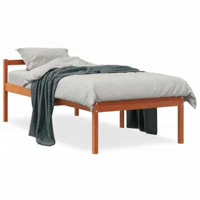 Produktbild von Maison Exclusive - Seniorenbett Wachsbraun 90x200 cm Massivholz Kiefer