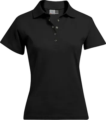 Produktbild von Promodoro Women´s Interlock Poloshirt - Farbe: Black - Größe: M