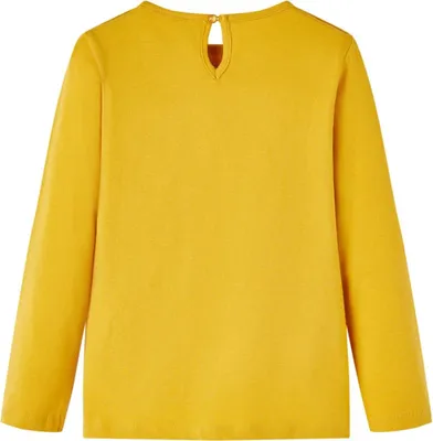 Produktbild von vidaXL Kinder-Langarmshirt Ocker 128