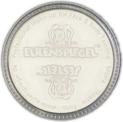 Produktbild von Eulenspiegel Kostüm Schminke Creme weiß 35 ml glutenfrei vegan wasserlöslich