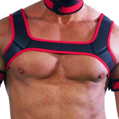 Produktbild von Rude Rider Neoprene Harness Black/Red