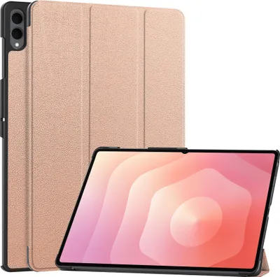 Produktbild von Schutzhülle für Galaxy Tab S11 Ultra, Bizon Case Tab Croc, Rosegold