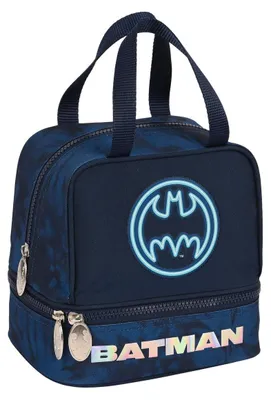 Imagen del producto de Lonchera Batman Legendary, color azul marino, 20 x 20 x 15 cm