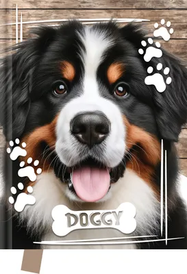 Immagine prodotto di Diario Doggy, 80 pagine, con glitter