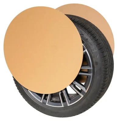 Produktbild von 8x Felgenpappe bis max. 20 Zoll - 55cm Durchmesser aus Wellpappe 2-wellig