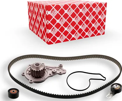 Produktbild von FEBI BILSTEIN 100781 Zahnriemensatz + Wasserpumpe für FORD Fiesta Mk6 Schrägheck (JA8, JR8) FOCUS III Turnier Kuga Mk2 (DM2) FOCUS III Mondeo V Kombi