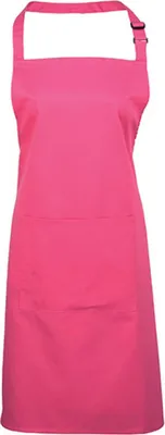 Obrázok produktu pre Premier Workwear PR154 | Colours Zástera s vreckom - 72 x 86 cm - pranie do 60 - farba: Hot Pink (približne Pantone 214c) - veľkosť: 72 x 86 cm