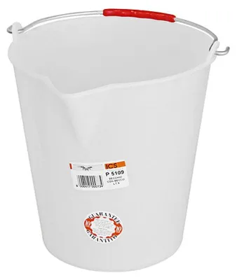 Obrázek produktu pro ICS P5112 kbelík, 12 litrů, 28x27 cm, bílý, s výlevkou