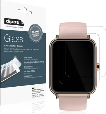 Produktbild von 2x Schutzfolie für Noise Colorfit Pro 3 - Anti-Shock 9H Folie dipos Glass Kunststoffglas