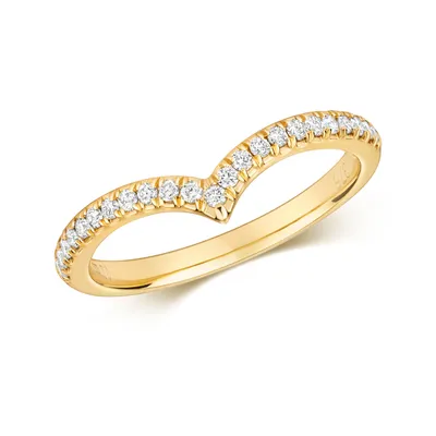 Produktbild von Funkelndes Feuer 9 Karat (375) Gold Damen - Diamant Wünschelrute Ring Brillant-Schliff 0.21 Karat GH - SI3-I1, 54 (17.2); TRS34787RSN