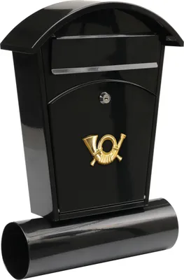 Immagine prodotto di Cassetta delle lettere 480x280x80mm nero