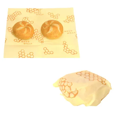 Produktbild von Bee's Wrap Bienenwachstuch Frischhaltefolien im 3er Set