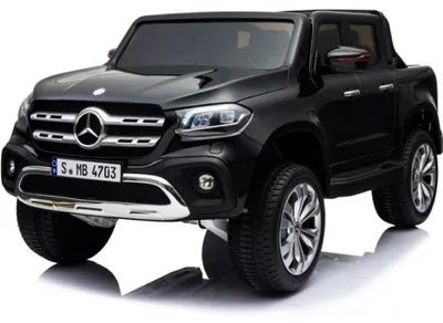Produktbild von Kinder-Elektroauto Mercedes Benz X-Klasse Allrad für 2 Personen Schwarz