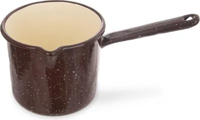 Immagine prodotto di Casseruola smaltata Casseruola con manico lungo tradizionale 12 cm 1,2 L