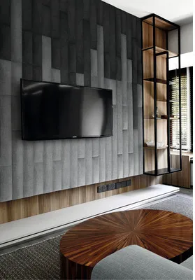 Produktbild von Wandkissen Kingston dunkelgrau Gewebte-Optik 60 x 15 cm
